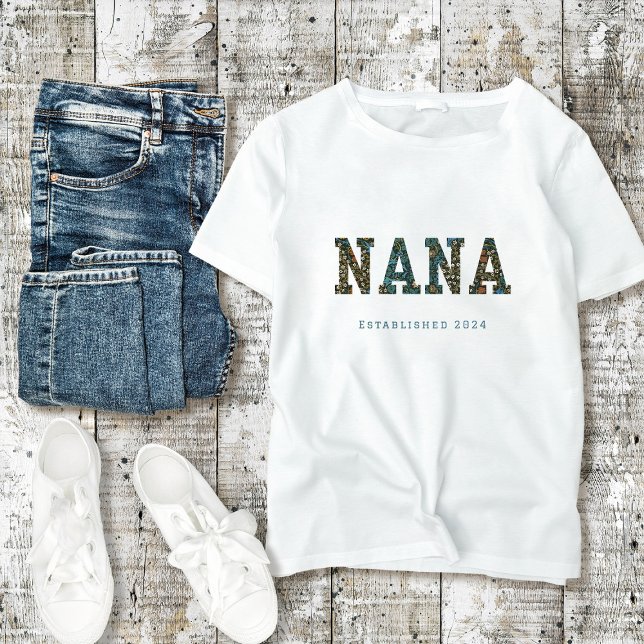 T-shirt En Tri-matière Nana année customisée - tendance fleurie (Créateur téléchargé)