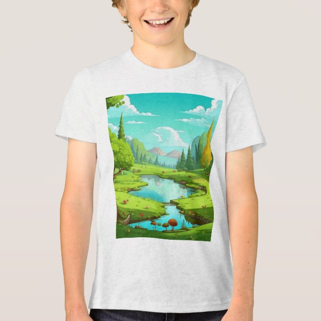 T-shirt En Tri-matière Nature 18. (Recto)