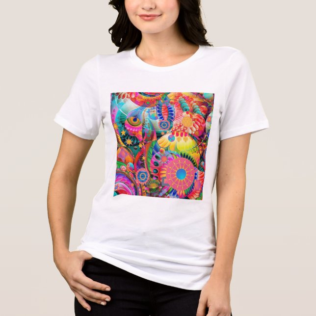 T-shirt En Tri-matière Nature extraterrestre (Recto)