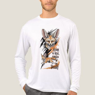 T-shirt En Tri-matière Né à Rise - Fennec Fox Desert Force Illustra
