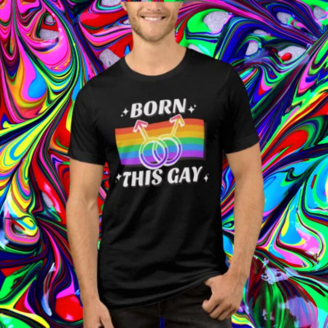 T-shirt En Tri-matière Né Ce Gay Rainbow Mars (Créateur téléchargé)