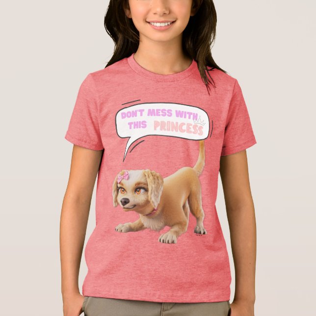 T-shirt En Tri-matière Ne manquez pas cette princesse (Recto)