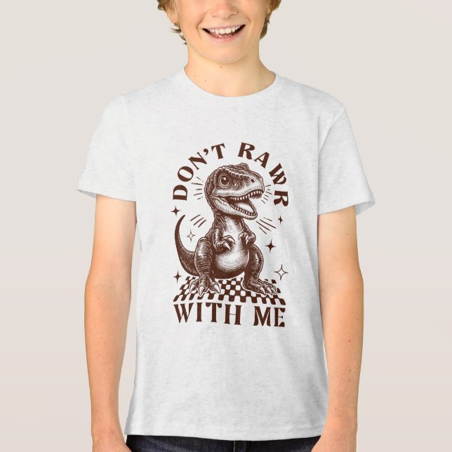 T-shirt En Tri-matière Ne me ramenez pas - Dinosaur Retro (Recto)