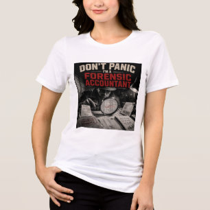 T-shirt En Tri-matière Ne paniquez pas, je suis un détective comptable ju