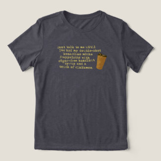 T-shirt En Tri-matière Ne parlez pas de café nécessaire