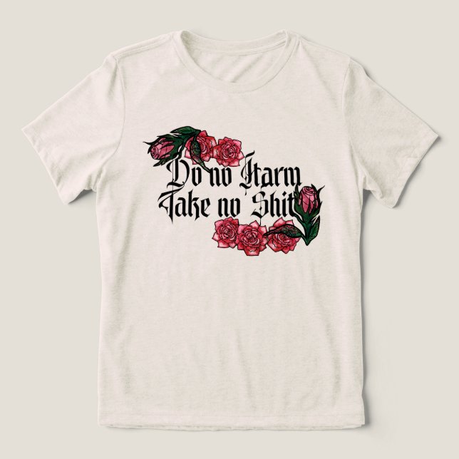 T-shirt En Tri-matière Ne pas nuire (Design Recto)
