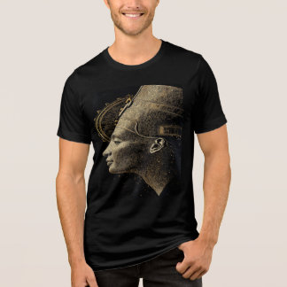 T-shirt En Tri-matière "Néfertiti moderne : Art royal doré