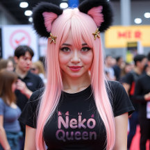 Neko Queen Anime Amoureux des chats
