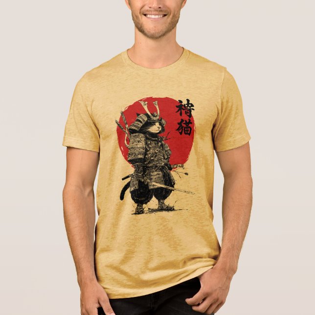 T-shirt En Tri-matière Neko Samurai (Recto)