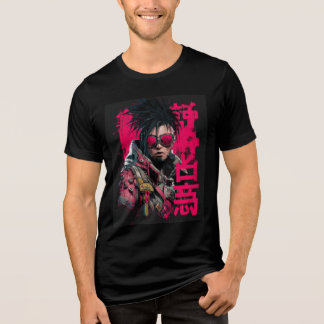 T-shirt En Tri-matière Néon Anarchie : vêtements de rue Cyber-Punk pour l