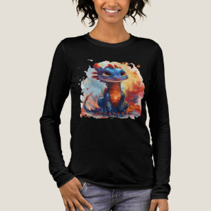 T-shirt En Tri-matière Neon Baby Dinosaur Llow - Radiant et mignonne Dino