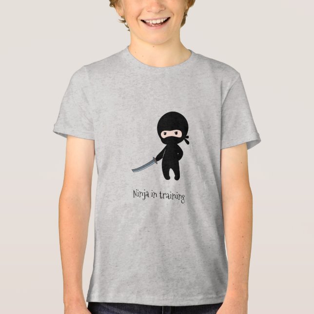T-shirt En Tri-matière Ninja minuscule en colère (Recto)