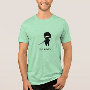 T-shirt En Tri-matière Ninja minuscule en colère au coeur