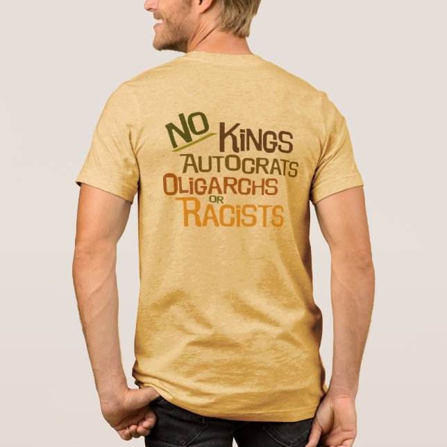 T-shirt En Tri-matière No Kings — Homme Crew-Neck Tee (Verso)