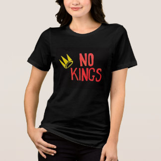 T-shirt En Tri-matière No Kings Proud to be An American Sign