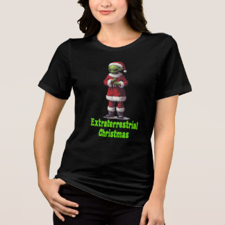 T-shirt En Tri-matière Noël extraterrestre
