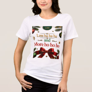 T-shirt En Tri-matière Noël humoristique