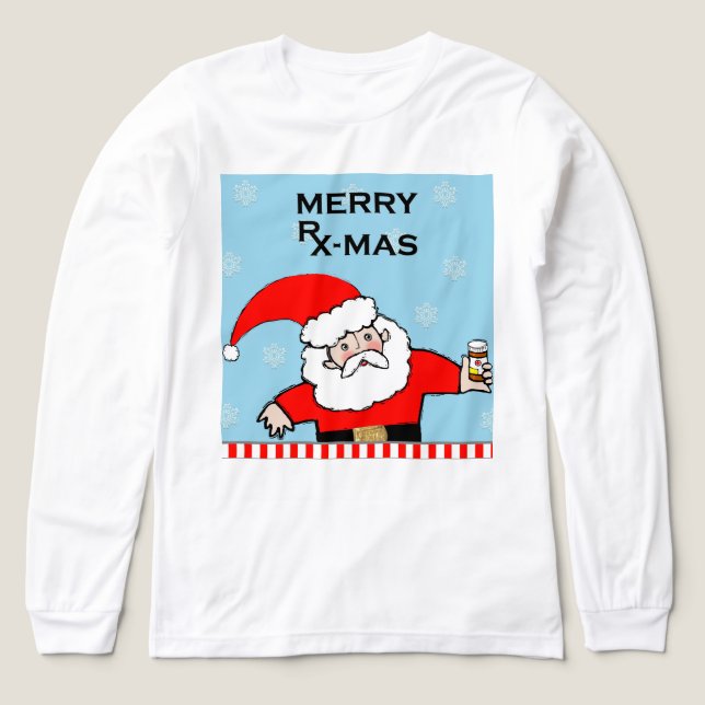 T-shirt En Tri-matière Noël pharmacien (Motif recto)