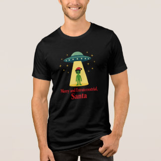 T-shirt En Tri-matière Noël Vintage Sci-Fi Alien UFO pour les fans de San