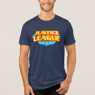 T-shirt En Tri-matière Nom de la ligue de justice et logo du bouclier