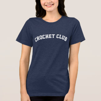 T-shirt En Tri-matière Nom du club Crochet personnalisé sur le bloc arriè