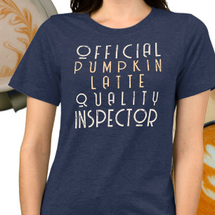 T-shirt En Tri-matière Nom Personnalisé Drôle Dire Citrouille Latte Fall 