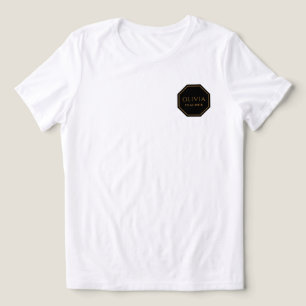 T-shirt En Tri-matière Nom personnalisé et titre du travail Imprimé Tri-B