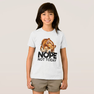 T-shirt En Tri-matière Non pas aujourd'hui Corgi