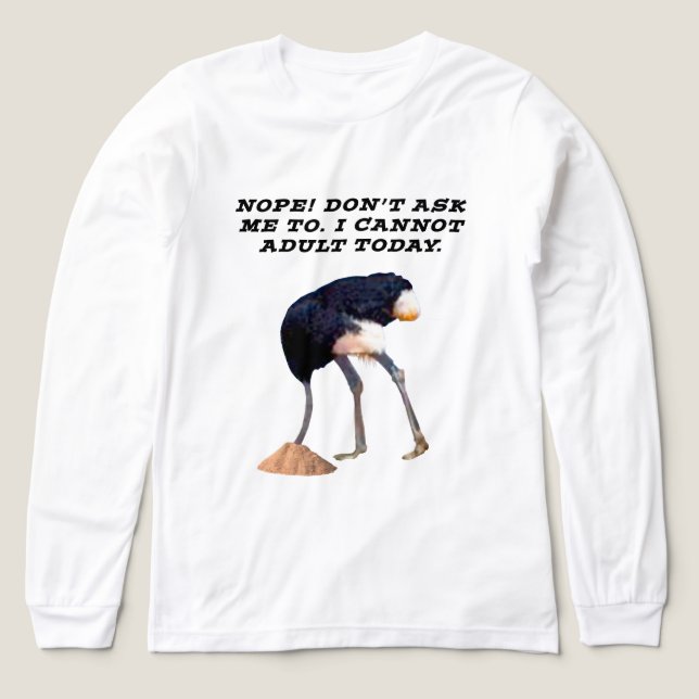 T-shirt En Tri-matière Nope! Tri-Blend Shirt (Motif recto)