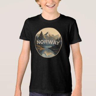 T-shirt En Tri-matière Norvège Norge Scandinavie Europe