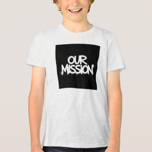 T-shirt En Tri-matière Notre mission - Tee pilée par les objectifs