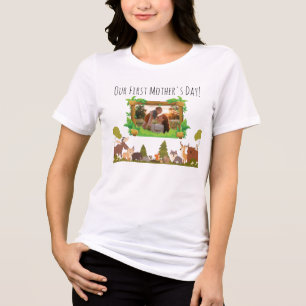 T-shirt En Tri-matière Notre première fête des Mères