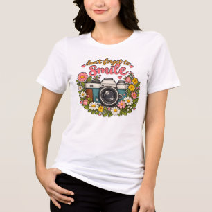 T-shirt En Tri-matière N'oubliez pas de sourire