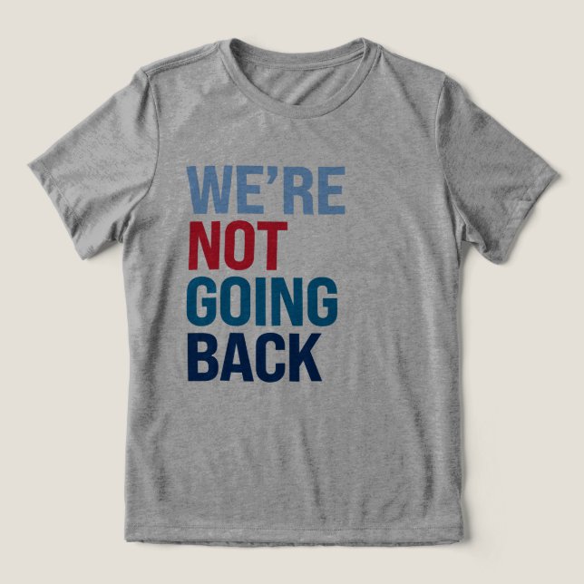 T-shirt En Tri-matière Nous ne reviendrons pas (Design Recto)