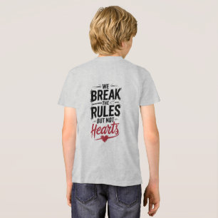 T-shirt En Tri-matière "Nous Rompons Les Règles, Pas Les Coeurs - Typogra