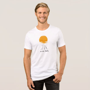 T-shirt En Tri-matière Nous sommes Famille (Chien ang Chat)