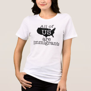 T-shirt En Tri-matière Nous sommes tous des immigrants