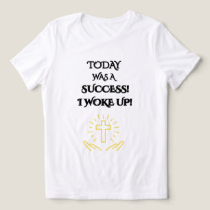 T-SHIRT EN TRI-MATIÈRE NOUVEAU DÉBUT FEMME BLANC GRAPHIQUE INSPIRATIONNEL