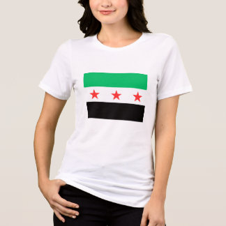 T-shirt En Tri-matière Nouveau drapeau syrien Syrie liberté après la révo