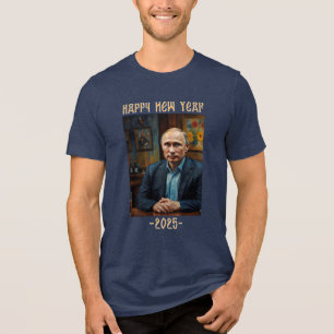 T-shirt En Tri-matière Nouvel An drôle Vladimir Poutine 2025