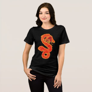 T-shirt En Tri-matière Nouvel An Lunaire Étincelant du Dragon