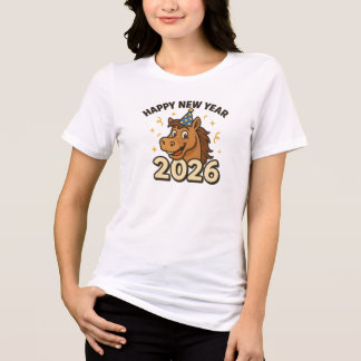 T-shirt En Tri-matière Nouvelle Année Cheval 2026