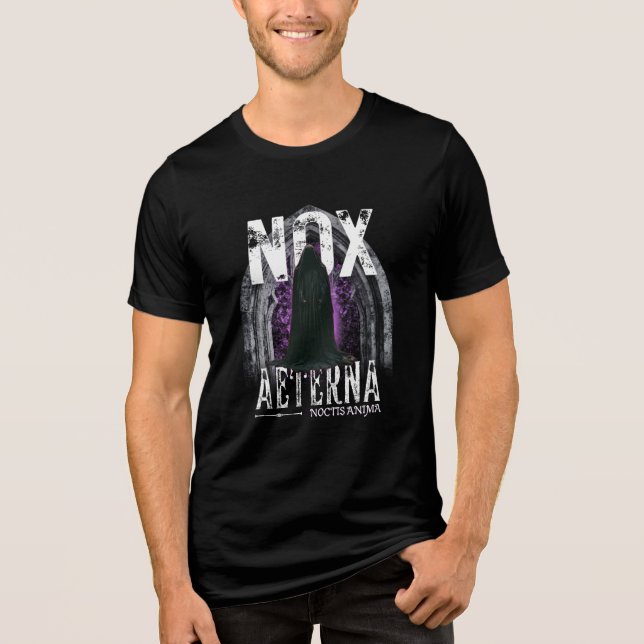 T-shirt En Tri-matière Nox Aeterna – Gothic Occult Dark Aesthetic (Recto)
