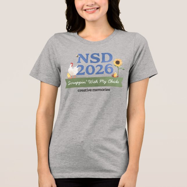 T-SHIRT  EN TRI-MATIÈRE NSD 2026 (Recto)