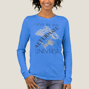 T-shirt En Tri-matière Nuances de gris "Alternatif Univers" Conception ab