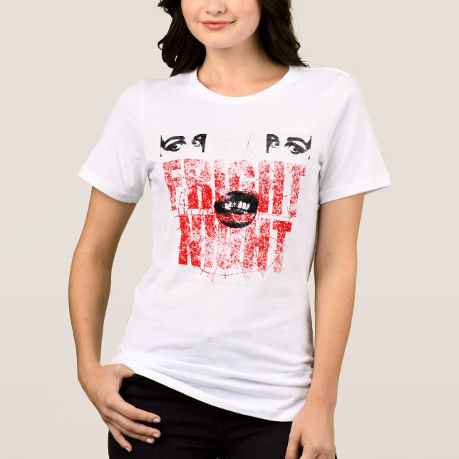 T-SHIRT  EN TRI-MATIÈRE NUIT DU VOL (Recto)