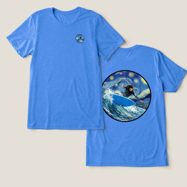 T-shirt En Tri-matière Nuit étoilée  (Design Recto & Verso)