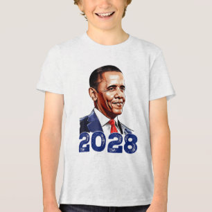 T-shirt En Tri-matière Obama Président Vintage 2028 Obama _1