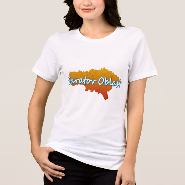 T-shirt En Tri-matière Oblast de Saratov (Recto)