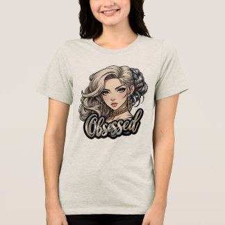 T-shirt En Tri-matière Obsédée -dgn.2 par Maaya_P, Femmes